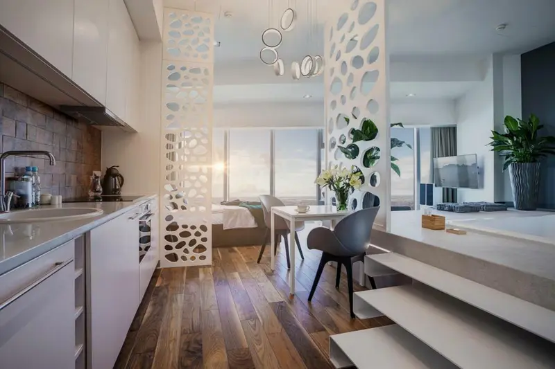 Apartament typu Executive Suite z wanną w pokoju, Sky Tower Wrocław