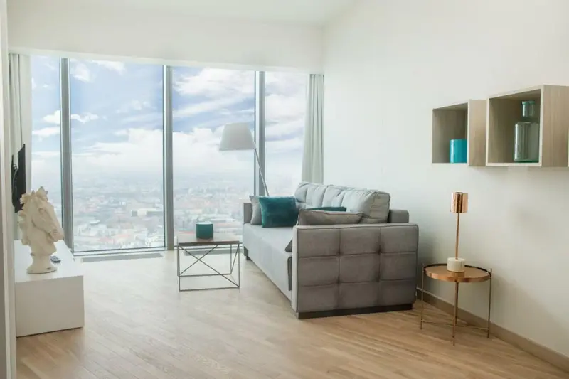 Apartament typu Suite z łóżkiem typu king-size, Sky Tower Wrocław
