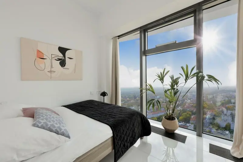 Apartament typu Classic z jedną sypialnią, Sky Tower Wrocław