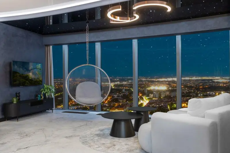Apartament Prezydencki z jacuzzi, Sky Tower Wrocław