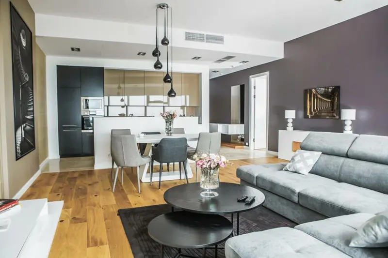 Apartament typu Superior z sauną, Sky Tower Wrocław