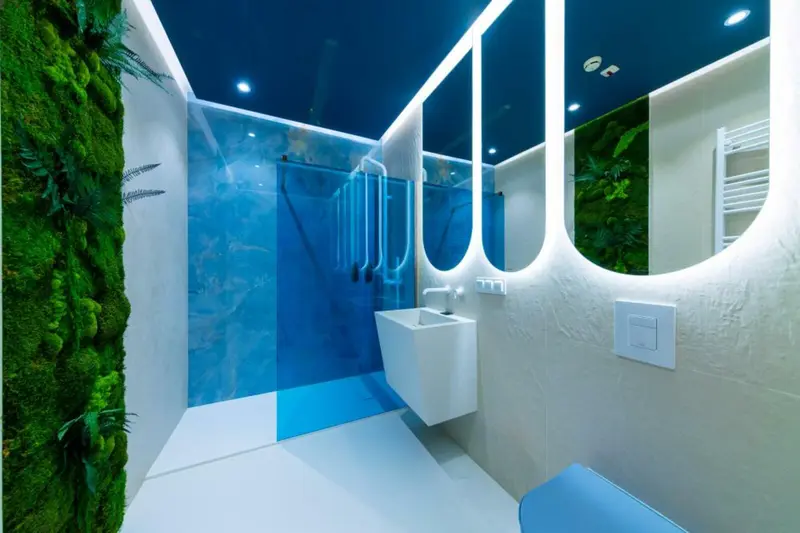 Apartament „Santorini” z sauną i jacuzzi, Sky Tower Wrocław