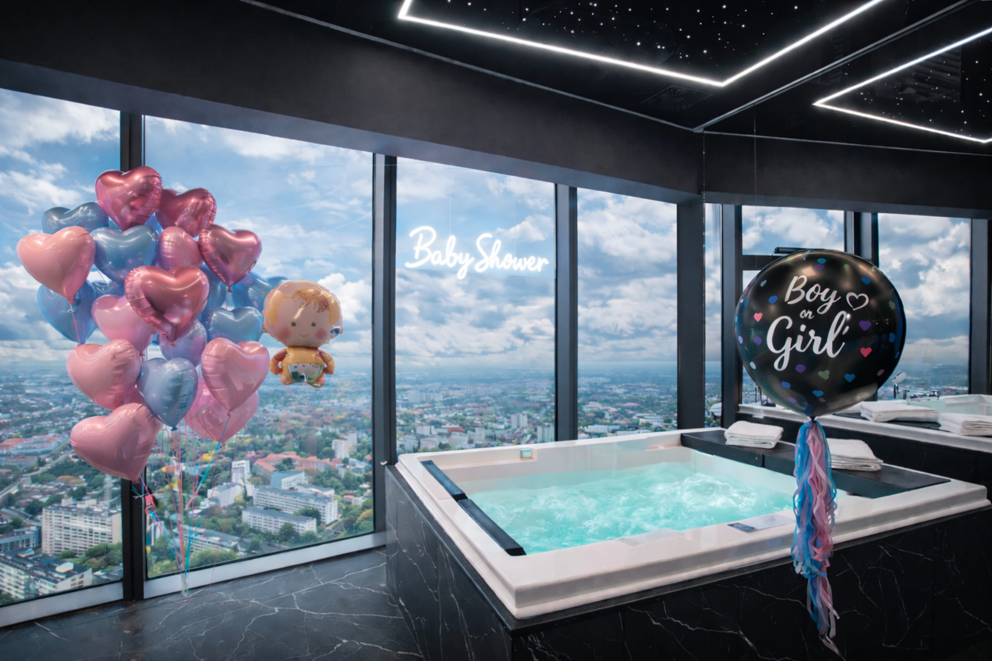 Baby Shower w apartamencie In The Sky