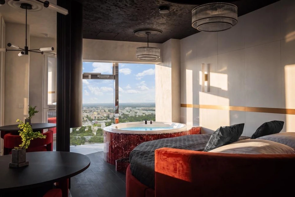 Apartament Paris - paryska elegancja, jacuzzi, 34. piętro